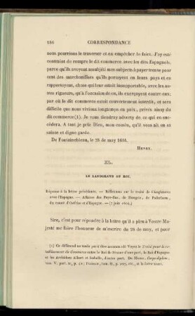 XL. Le Landgrave au Roi (7 juin 1604)