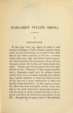 Margaret Fuller Ossoli