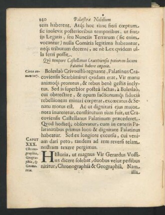 Caput XXX. Chronographia, Geographia, & Geometria.