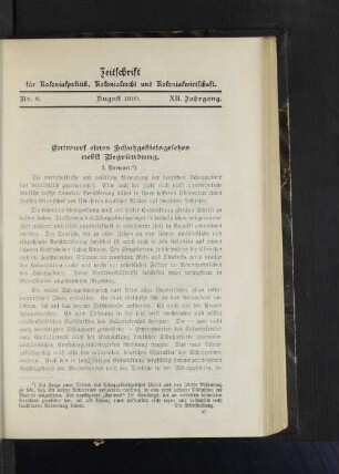 Nr. 8, XII. Jahrgang
