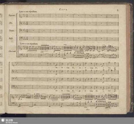 Coro: Anbetung dir o heil'ger Gott