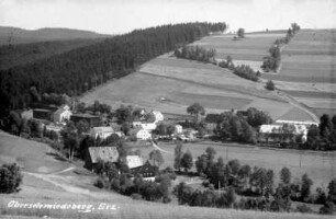 Blick auf Oberschmiedeberg und Kehrer-Gut (Oberschaar) : vorn: Kehrer-Gut