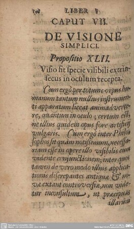Caput VII. De Visione Simplici.