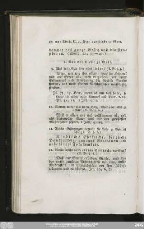 1. Von der Liebe zu Gott.