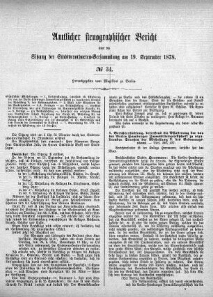 No 34, 19. September 1878