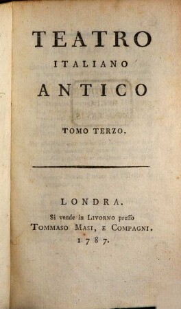 Teatro Italiano Antico, 3