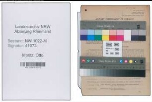 Entnazifizierung Otto Moritz , geb. 01.10.1895 (Bueroangestellter)