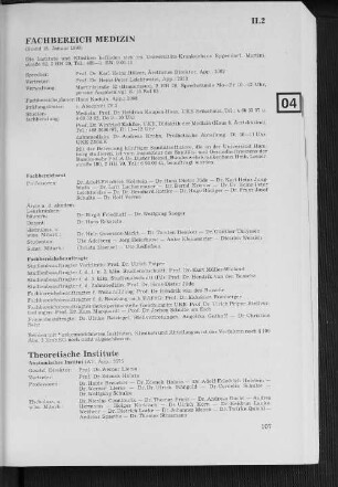 Fachbereich Medizin
