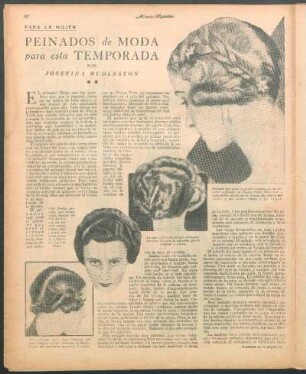 Peinados de moda para esta temporada : Para la mujer