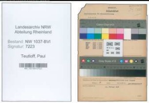 Entnazifizierung Paul Teutloff , geb. 17.02.1891 (Lehrer)