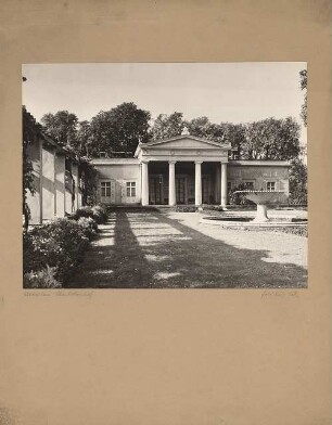 Schloss Charlottenhof, Potsdam: Ansicht vom Garten