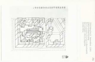 Jugend-Gästehaus, Berlin-Charlottenburg (Diplomarbeit bei Oswald Mathias Ungers): Isometrie