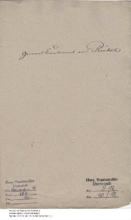 Rüchel, [Ernst] v., preußischer General