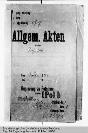 Pressestelle. Allgemeines