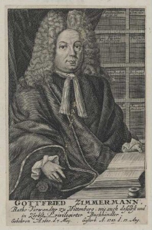 Bildnis des Gottfried Zimmermann