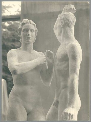 Mars und Venus I, 1939/40, Gips, Detail