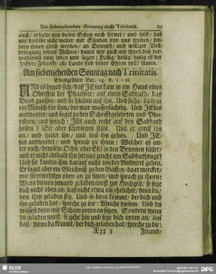 Am siebenzehenden Sonntag nach Trinitatis