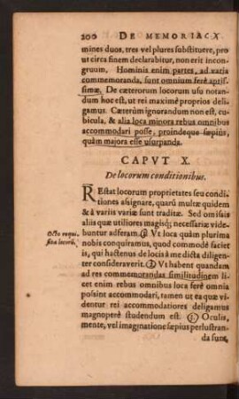 Caput X. De locorum conditionibus.