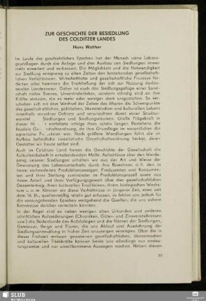 Zur Geschichte Der Besiedlung Des Colditzer Landes