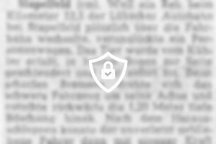 Durch Reh verunglückt
