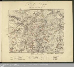 Schlacht bei Leipzig, Erstes Blatt: Der 18. Oktober 1813