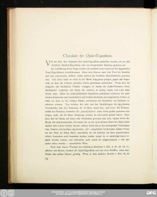 Charakter der Ophir-Expedition.