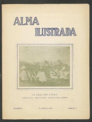 La gallina ciega : Cuadro de Goya. - Museo del Prado. - Galería de "Alma Ilustrada".