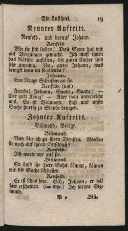 Neunter Auftritt