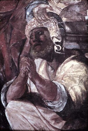Paulus auf dem Areopag vor dem Altar des unbekannten Gottes