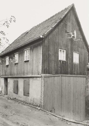 Radeburg, Wohnhaus : Radeburg. Wohnhaus. Röderstraße 6 (18. Jahrhundert). Straßenansicht