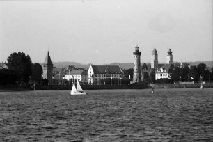 Lindau: Stadtansicht vom See her