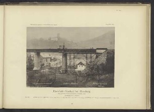 Eisenbahn-Viaduct bei Hornberg.