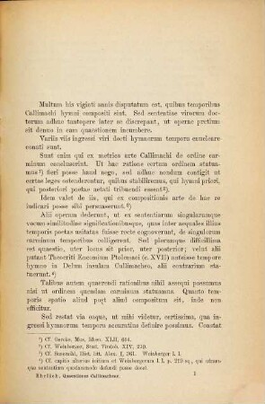 De Callimachi hymnis quaestiones chronologicae
