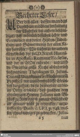 Geehrter Leser