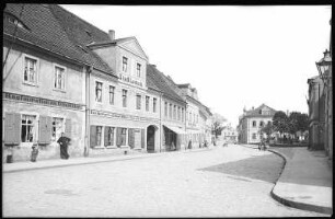 Radeburg. Albertstraße, Stadthaus und Amtsgericht