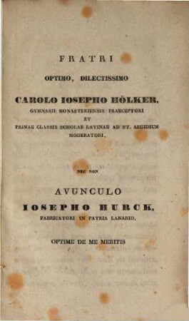 De gastrobrosi imprimis de ea forma, quae ulceribus provocatur : dissertatio inauguralis anatomico-pathologica