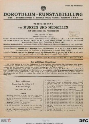Antike (Nr. 1-41)