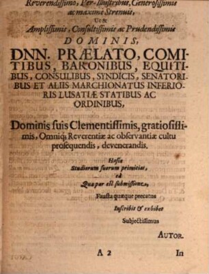 Disquisitio Feudalis, De Clausulis In Contractibus Feudalibus Occurrere Solitis