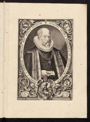 Johannes Jacobus Remboldus in Neusess. S. Caes. Majest. Ferdin. II. a Consiliis, Duodecimus Reip. August. Duumvir.