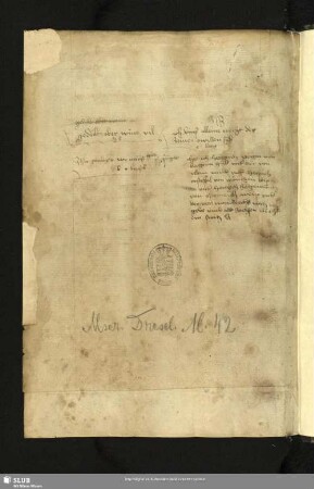 179v: Federproben, Sprüche, Devisen, Priamel (Nachträge verschieder Hände Anf. 16. Jh.)