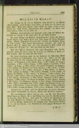 Wie alt ist Auber?