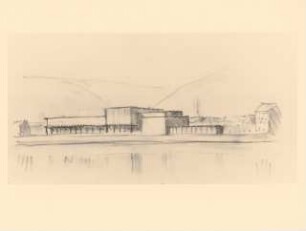 Kongresszentrum Heidelberg Neubau: Ansicht vom Neckar