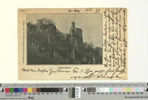 Postkarte an Gustav Schiefler