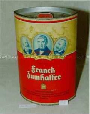 Vorratdose für Kaffeezusatzmischung "Franck zum Kaffee"