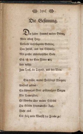 Die Gesinnung