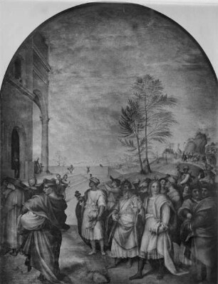 Szenen aus der Geschichte Christi und Mariens — Die Ankunft der heiligen drei Könige