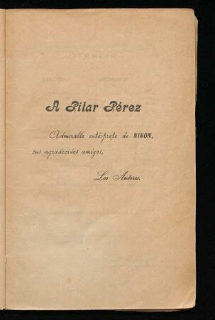 [Dedicatoria] A Pilar Pérez