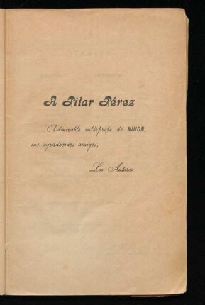 [Dedicatoria] A Pilar Pérez