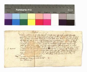 Brief Graf Kraft von Hohenlohe an Philipp von Hohenriet und Conz von Berlichingen.