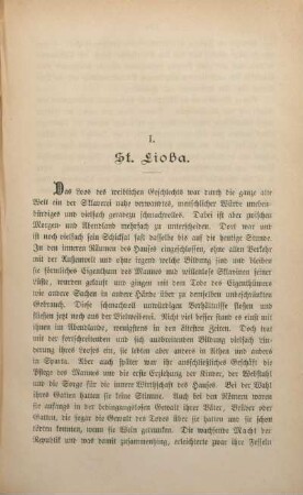 I. St. Lioba.